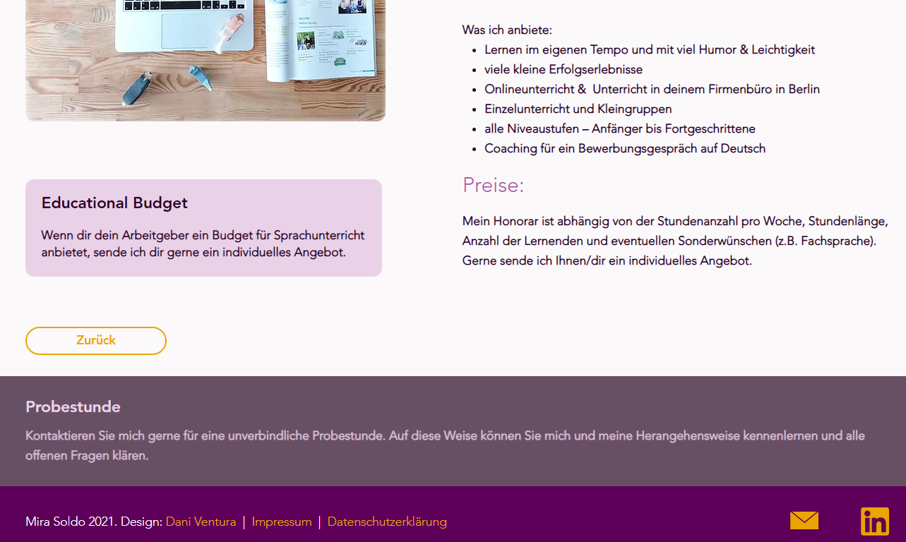 Final Mira Website